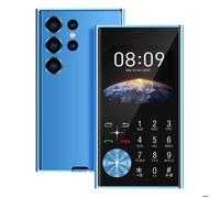 Téléphone portable à touches Écran 2,01 pouces Double SIM Style Line Bleu Pâle