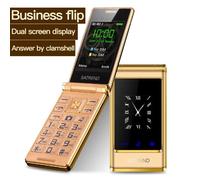Téléphone portable A15 à Double écran tactile Double Sim à clapet pour sénior bon marché