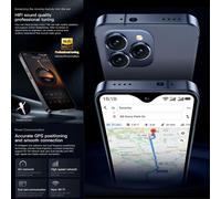 Téléphone Portable Android 12 6GB 128GB 4G Double SIM Écran 4.3 Pouces Or Bleu YONIS