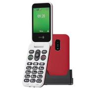 Doro Leva E22 7,11 cm (2.8") 127,8 g Rouge, Blanc Téléphone numérique