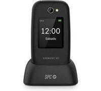 SPC Harmony 4G - Téléphone Portable Senior à Clapet avec Grosses Touches, Compatible avec appareils auditifs, Configuration à Distance, Bouton SOS, Volume élevé, Socle de Charge, Noir