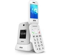 SPC Téléphone portable Harmony 2 pour seniors Touches XL 4G Double écran 2,8"+1,77" SOS 104dB Blanc