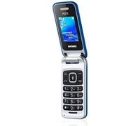 Brondi Téléphone portable Fox GSM à clapet Écran couleur 1,77" 128x160 Bleu clair