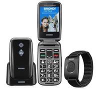 BRONDISICUROPL téléphone portable 7,11 cm (2.8") 82 g Noir Appareil-photo de téléphone