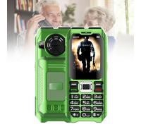 Téléphone Portable de Base pour Personnes Âgées, Grand Clavier, Grandes Polices, Grand Écran, Grands Haut-Parleurs, Étanche/Antichute, Riche en Fonctions et Facile à Utiliser,Green