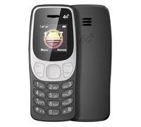 Téléphone Portable de Secours 4G de Poche avec Double SIM et Bluetooth Noir