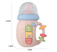 Téléphone Portable De Simulation De Musique Pour Enfants, Biberon Pour Bébés, Jouets De Téléphone Souple Pour Tout-Petits De 0 À 1 Ans, Cadeaux Pour Garçons Et Filles