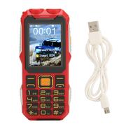 TéLéPhone Portable DéBloqué 2g, Multifonction, Double Sim, Gros Bouton, Batterie 16800 Mah, TéLéPhone RéTro Pour Personnes âGéEs, Rouge