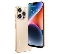Téléphone Portable Débloqué 6,56"", 6Go+64Go Android 14 , 8MP+21MP, Dual SIM Telephone Portable Pas Cher WiFi/GPS/OTG/Type C-Or