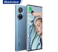 Smartphone Blackview Téléphone Portable 4G A200 Pro 108MP 6.67 FHD+ 2.4K écran incurvé 24Go+256Go 5050mAh 66W G99 Android 13 Dual SIM - Bleu