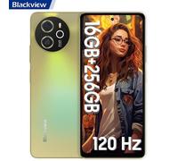 Téléphone Portable Débloqué Blackview Shark 8 16Go+256Go Android 13 6.78"" 2.4K 64MP 5000mAh NFC 3 Emplacements pour cartes - Or