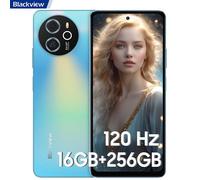 Téléphone Portable Débloqué Blackview Shark 8 16Go+256Go Android 13 6.78"" 2.4K 64MP 5000mAh NFC 3 Emplacements pour cartes - Bleu