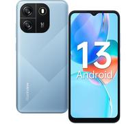 Téléphone Portable Débloqué Blackview WAVE 6C Android 13 4Go+32Go 6.517"" HD+ 8MP+5MP 5100mAh Face ID,4G Dual SIM - Bleu