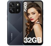 Téléphone Portable Débloqué Blackview WAVE 6C Android 13 4Go+32Go 6.517" HD+ 8MP+5MP 5100mAh Face ID,4G Dual SIM - Noir
