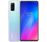Téléphone Portable Débloqué DOOGEE N30 (4 Go RAM+128 Go ROM), Smartphone Android 10, Écran Perforé HD+ 6,55 Pouces, Double Carte SIM+Carte SD Dédiée 256 Go, Batterie 4500mAh, Caméra AI 16MP Blanc