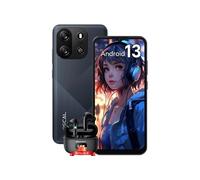 Téléphone Portable Débloqué FLAT 1C 6,517 4Go+32Go 8MP+5MP 4700mAh Android 13 Noir avec Blackview Airbuds 8