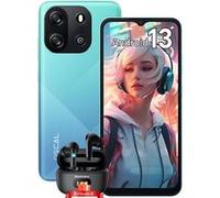 Smartphone pas cher Oscal C20 Pro Débloqué 4G 6.088 2Go+32Go 3380mAh Bleu avec Smartwatch Blackview R30(Gris) Bleu