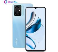 Smartphone Débloqué Oscal Tiger 10 6,56 pouces 16Go+256Go/SD 1To 50MP 5180mAh Android 13 Dual SIM - Bleu Bleu ciel d'été