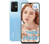 Smartphone Débloqué Oscal Tiger 10 6,56 pouces 16Go+256Go/SD 1To 50MP 5180mAh Android 13 Dual SIM - Bleu Bleu ciel d'été