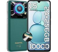 Téléphone portable débloqué OUKITEL C60 PRO Android 15, 2025-24 Go + 256 Go/carte mémoire 1 To, batterie de 10 000 mAh, écran de 6,88", haut-parleur 110 dB, lampe de poche 120 lm, appareil photo 13 MP