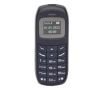 Téléphone Portable déverrouillé, Double Carte SIM Multifonctionnelle Double Veille Mini Téléphone Portable écran 0,66 Pouces pour Personnes âgées pour Musique pour Femme Enceinte (Bleu)