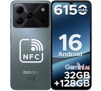 Telephone Portable DOOGEE Note56 Pro 4G 16Go+128Go,6.56"" 90Hz 13MP Caméra IP68 étanche smartphones GPS NFC Double SIM-Vert