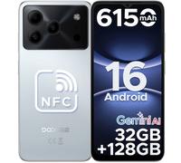 Telephone Portable DOOGEE Note56 Pro 4G 16Go+128Go 6.56"" 90Hz 13MP Caméra smartphones IP68 étanche GPS NFC Double SIM-Blanc
