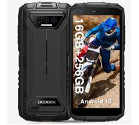 Telephone portable DOOGEE S41MAX 5.5 pouces 6300mAh Robuste Smartphone 16+256Go Android-NFC-déblocage du visage-13+8MP - Noir