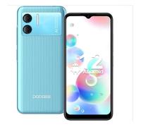 Telephone portable Doogee X98 smartphone pas cher Android 12.0 Batterie 4200mAh 3Go + 16Go ROM 6.52"" HD Double carte - Bleu océan