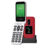 Doro Leva E30 7,11 cm (2.8") 142,7 g Rouge, Blanc Téléphone numérique