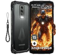 DOOGEE Blade 10 Pro Energy Smartphone Robuste 32GB+256GB 6.56"" 6150mAh Telephone Portable Incassable Dural SIM 4.5G/NFC/50MP Noir