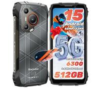 Téléphone Portable Incassable 5G Blackview BL7000,24Go+512Go/TF 2To,Android 15 Smartphone,6.78"",120Hz,7500mAh,50+32MP,NFC,Noir