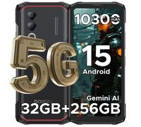 Smartphone Robuste 5G DOOGEE Blade 20 Turbo 32GO+256GO 10300mAh Écran 6.6"" AI 50MP Telephone Portable Incassable Dual SIM/NFC Or