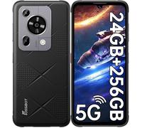 Téléphone Portable Incassable 5G FOSSiBOT F112 Pro 24Go+256Go 6.88” Smartphone Robuste Android 14 7150mAh 50MP Dual SIM/NFC Noir