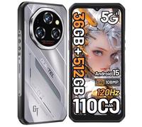 OUKITEL WP62 Smartphone 5G 48Go+512Go 11000mAh 6.6" Dual SIM/NFC Argent