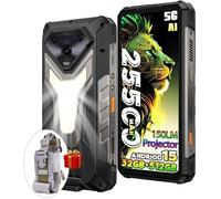 Telephone Portable Incassable 5G Ulefone Armor 34 Pro 32+512Go 6.95"" 25500mAh Smartphone Robuste avec Projecteur Dual SIM/NFC Noir