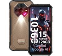 Ulefone Armor X16 Téléphone Portable Incassable 12Go+128Go10360mAh 6,56" NFC Or Or