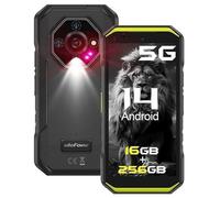 Ulefone Armor X32 Pro 5G Incassable 16 Go + 256 Go / 2 To Android 14 Smartphone 5500mAh 64MP 5,65" 3-Slots/Flashlight/OTG/NFC Vert