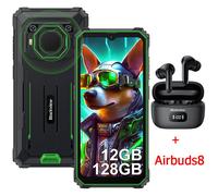 Téléphone Portable Incassable Blackview BV6200 Pro Android 13 6,56"" 13000mAh 12Go+128Go Vert