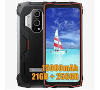 Téléphone Portable Incassable Blackview BV9300 G99 12Go+256Go 15080mAh 50MP IP68 Face ID Dual SIM - Orange