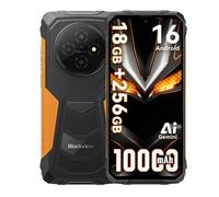 Téléphone Portable Incassable BLACKVIEW FORT Smartphone Robuste,18Go RAM+256Go ROM/TF 2To,Android 15,Batterie 10000mAh,6.56''+16MP