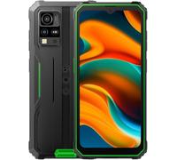 Téléphone Portable Incassable Bv4800, 6Gb+64Gb(Extension 1Tb), 6.56'' Hd+ 120Hz, 13Mp+5Mp, Android 13 Smartphone Dual Sim Ip68 Ip69K Étanche Déverrouillé, Empreinte Digitale,Gps Nfc Vert