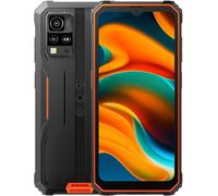 Téléphone Portable Incassable Bv4800, 6Gb+64Gb(Extension 1Tb), 6.56'' Hd+ 120Hz, 13Mp+5Mp, Android 13 Smartphone Dual Sim Ip68 Ip69K Étanche Déverrouillé, Empreinte Digitale,Gps Nfc Orange