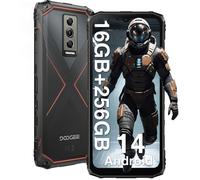 Telephone Portable Incassable DOOGEE Blade 10 Pro Android 14 6.56"" 16Go + 256Go 5150mAh Smartphone Robuste 4G WiFi NFC/L1 - Rouge