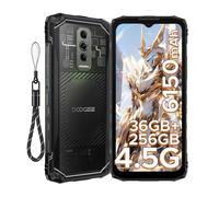 DOOGEE Blade 10 Ultra Energy Telephone Portable Incassable 36GB+256GB 6.56"" 6150mAh Smartphone Robuste 4G Dual SIM/64MP/NFC Noir