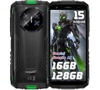 Telephone Portable Incassable DOOGEE Fire 3 Pro 16Go+128Go/TF 2To 5,5"" Smartphone Incassable Android15 8350mAh Dual SIM 4G/NFC Vert