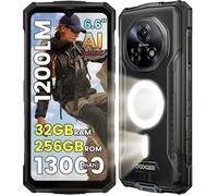 Telephone Portable Incassable DOOGEE Fire 5 Ultra 32Go+256Go 6.6"" 13000mAh Smartphone Robuste Android 15 48MP Double SIM/NFC Noir