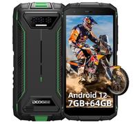 Telephone portable incassable DOOGEE S41 Pro Android 12 smartphone pas cher robuste 4+64Go 5.5 pouce 6300mAh NFC Android 12 Vert