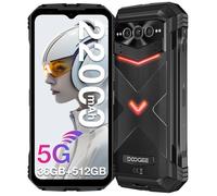 Téléphone portable Incassable DOOGEE V MAX PLUS 5G 12Go + 512Go 6.58"" FHD+ 120Hz Grande batterie 22000mAh/Android 14/NFC+GPS - Noir