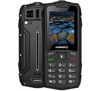 TELEPHONE PORTABLE INCASSABLE HAMMER BASALT - DUAL SIM - NOIR